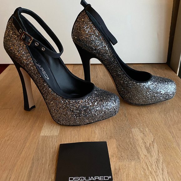 DSquared Glitter Pumps - Picture 3 of 8